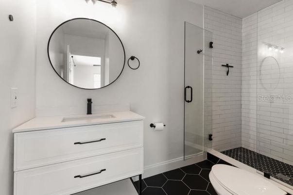 Bathroom, Glass Shower, Interior