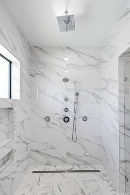 Bathroom, Interior, Marble, Marble Walls