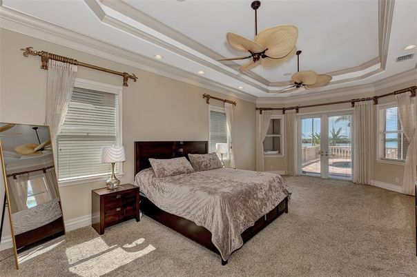 Bedroom, Interior, Recessed Lighting