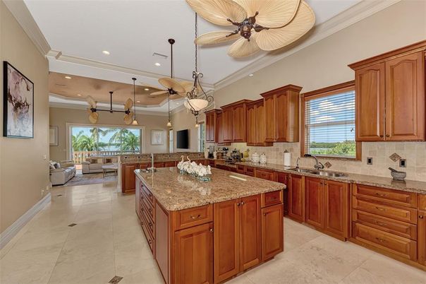 Interior, Kitchen, Living room, Pendant Lights, Recessed Lighting