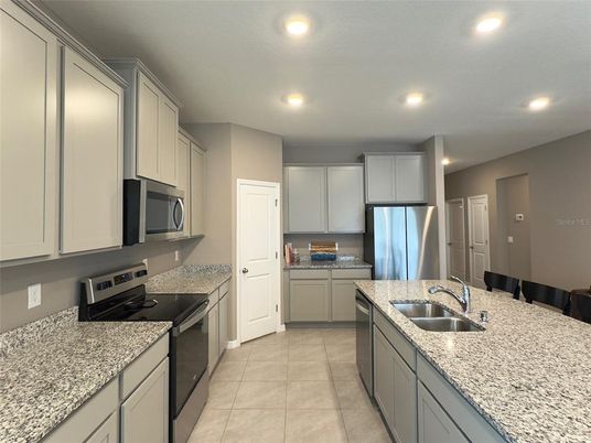 Interior, Kitchen, Recessed Lighting, Stainless Steel Appliances