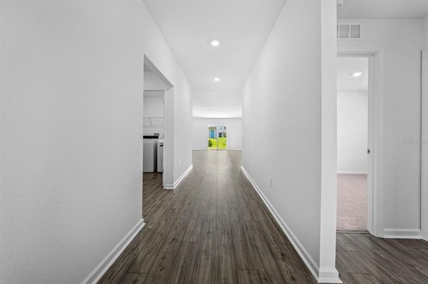 Interior, Recessed Lighting, Wood Texture Flooring