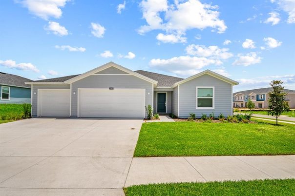 Attached, Exterior, Facade, Ranch