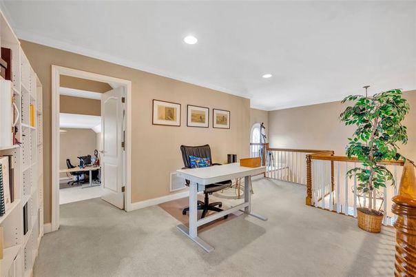 Home Office, Interior, Recessed Lighting