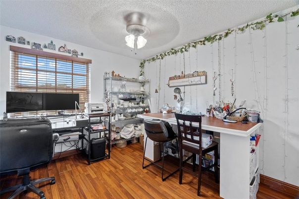 Home Office, Interior, Wood Texture Flooring
