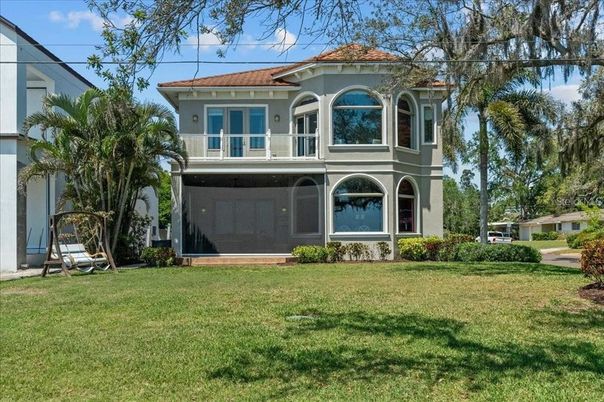 Backyard, Exterior, Facade, Mediterranean