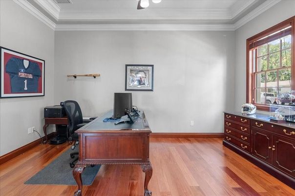 Home Office, Interior, Wood Texture Flooring
