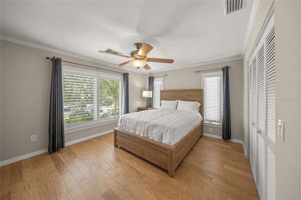 Bedroom, Interior, Wood Texture Flooring