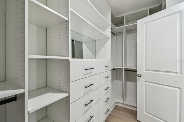 Interior, Walk-in Closets, Wood Texture Flooring