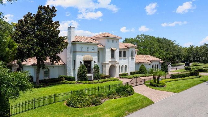 Backyard, Exterior, Facade, Mediterranean