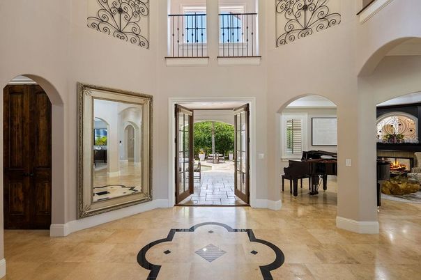 Fireplace, Interior, Piano