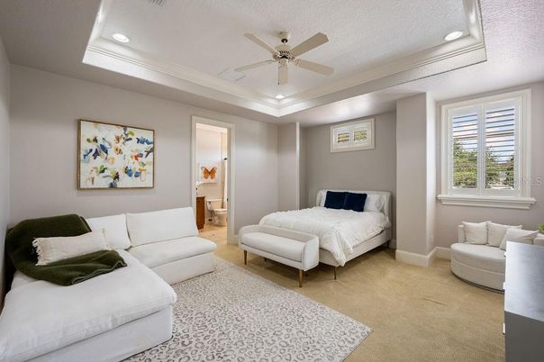 Bedroom, Interior, Recessed Lighting