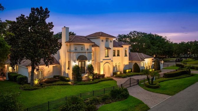 Backyard, Exterior, Facade, Mediterranean