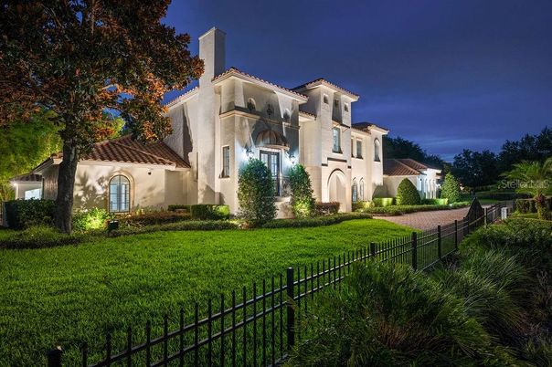 Backyard, Exterior, Facade, Mediterranean