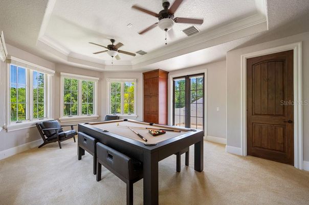 Billiard Table, Game Room, Interior