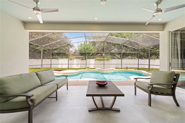Glass Ceilings, Interior, Pool, Recessed Lighting, Sun Room