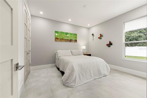 Bedroom, Interior, Recessed Lighting