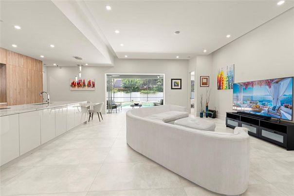 Dining room, Interior, Living room, Recessed Lighting
