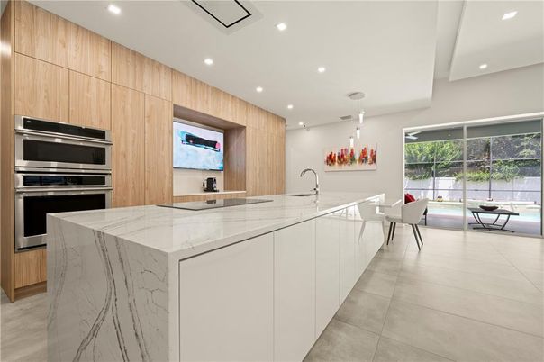 Interior, Kitchen, Recessed Lighting, Stainless Steel Appliances
