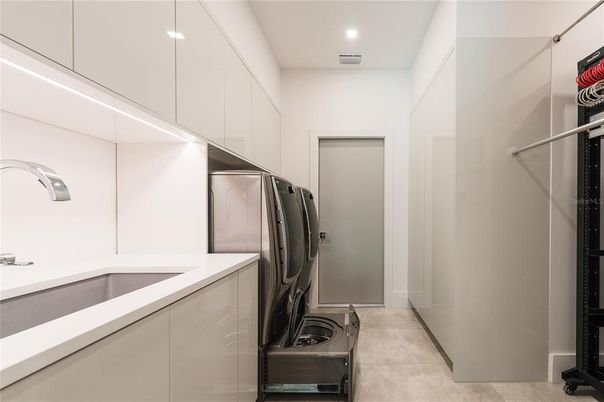 Interior, Recessed Lighting, Washer