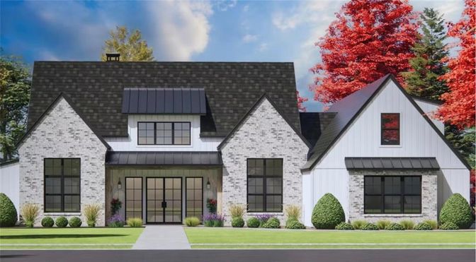 Exterior, Facade, Farmhouse