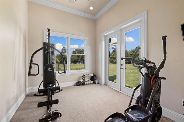 Fitness Equipment, Interior, Recessed Lighting