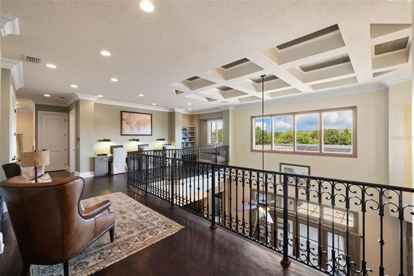 Interior, Recessed Lighting, Wood Texture Flooring