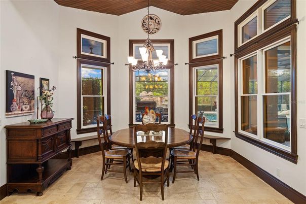 Chandelier, Dining room, Interior