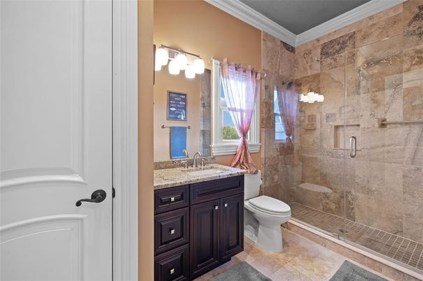 Bathroom, Glass Shower, Interior