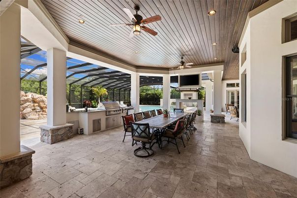 Dining room, Glass Ceilings, Interior, Recessed Lighting, Sun Room