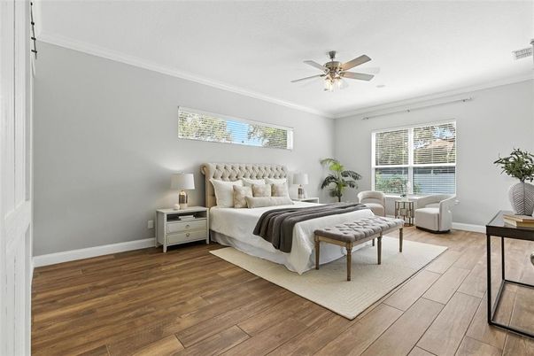 Bedroom, Interior, Wood Texture Flooring