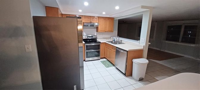 Interior, Kitchen, Recessed Lighting, Stainless Steel Appliances