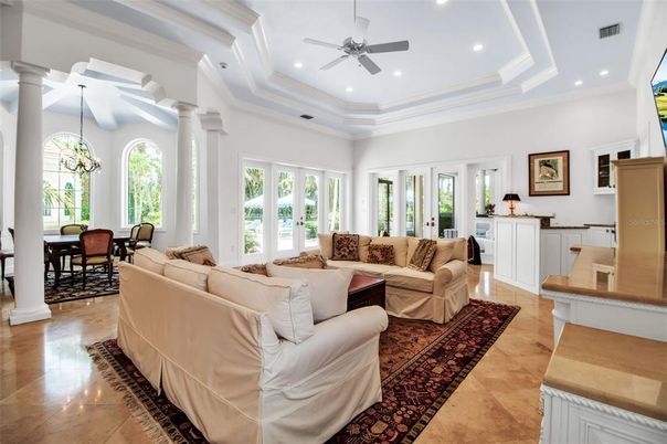 Dining room, Interior, Living room, Recessed Lighting