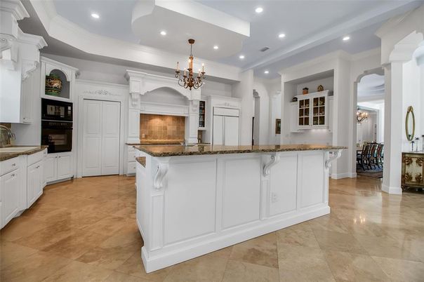 Chandelier, Interior, Kitchen, Recessed Lighting