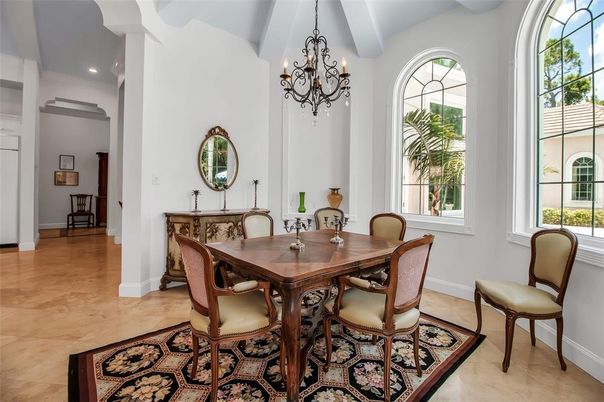 Chandelier, Dining room, Interior, Recessed Lighting