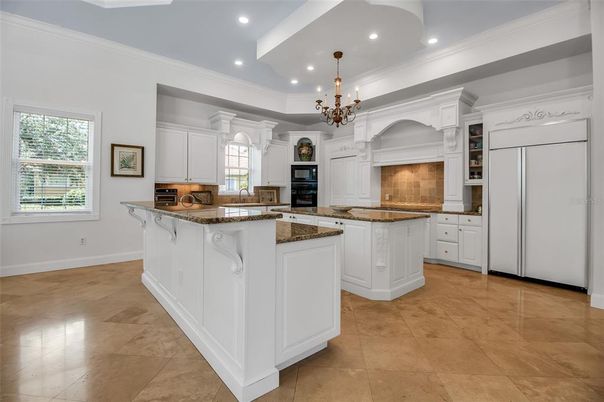 Chandelier, Interior, Kitchen, Recessed Lighting