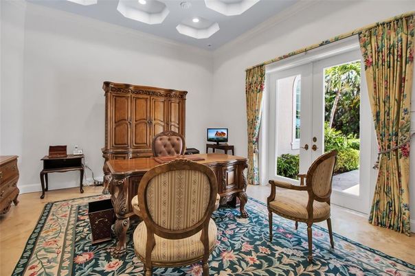 Home Office, Interior, Recessed Lighting