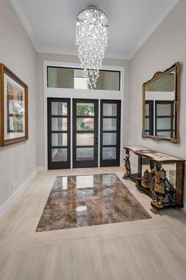Chandelier, Interior, Wood Texture Flooring