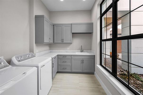 Interior, Recessed Lighting, Washer