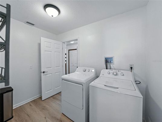 Interior, Utility Closets, Washer, Wood Texture Flooring