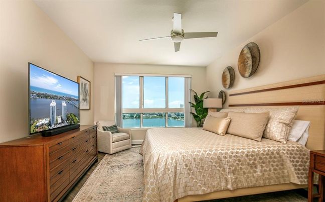 Bedroom, Interior, Water