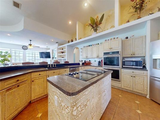 Interior, Kitchen, Recessed Lighting, Stainless Steel Appliances