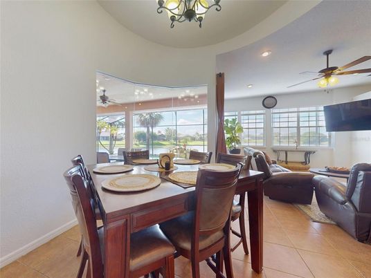 Dining room, Interior, Living room, Recessed Lighting