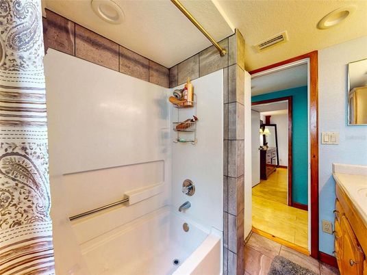Bathroom, Interior, Wood Texture Flooring