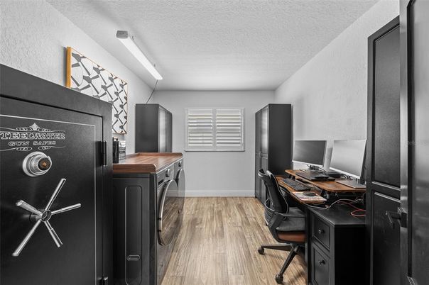 Home Office, Interior, Wood Texture Flooring