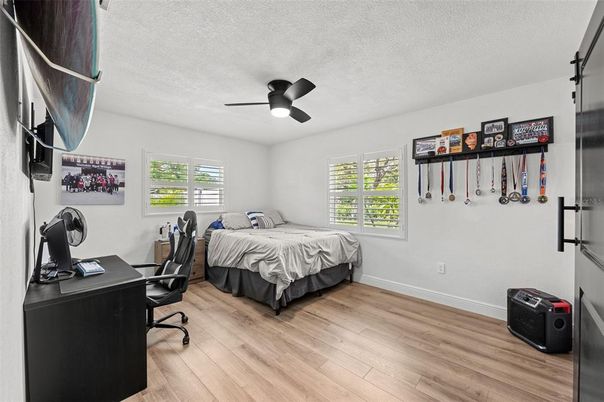 Bedroom, Home Office, Interior, Wood Texture Flooring