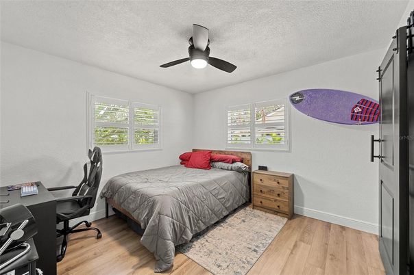 Bedroom, Home Office, Interior, Wood Texture Flooring