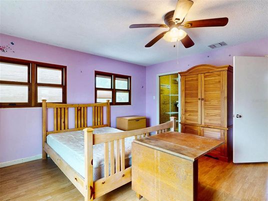 Bedroom, Interior, Wood Texture Flooring