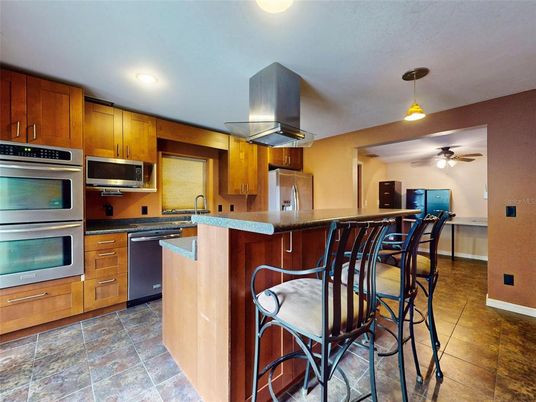 Interior, Kitchen, Recessed Lighting, Stainless Steel Appliances