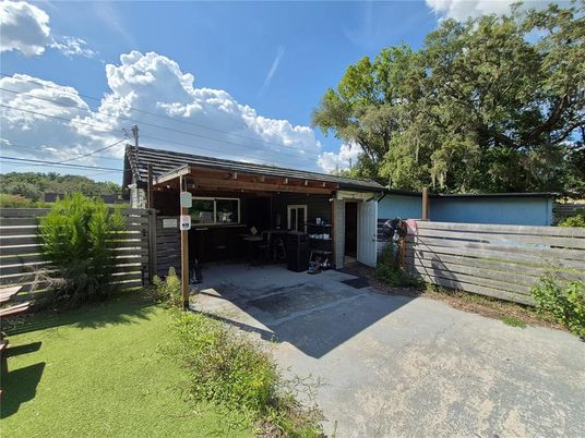 Backyard, Detached Garage, Exterior